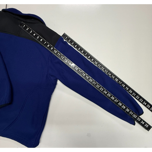 LL Bean Jacket Womens Large Blue Polartec Windpro Fleece Full Zip Hiking Outdoor - Picture 4 of 13